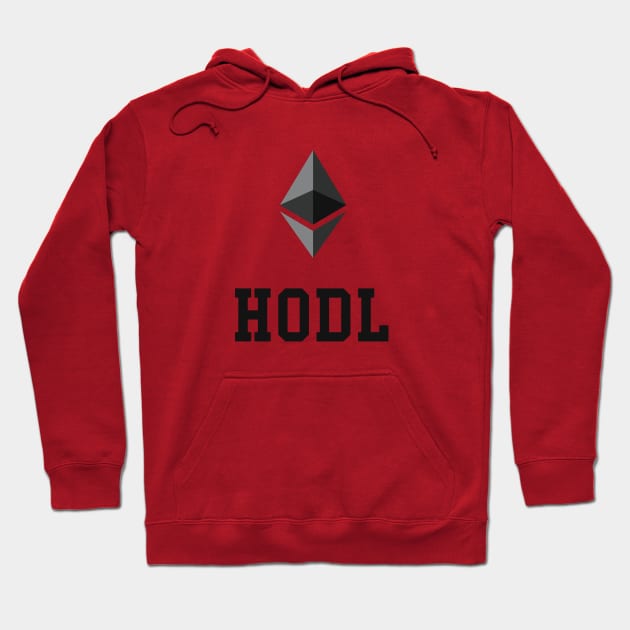 HODL Ethereum Logo Hoodie by mangobanana